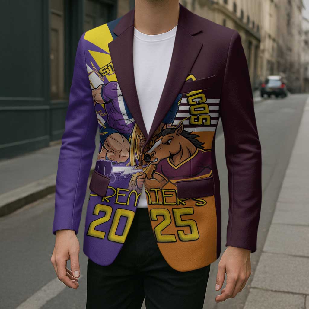 Personalised Rugby Storm vs Broncos Blazer Clash for the Crown - Aussie Hoodie