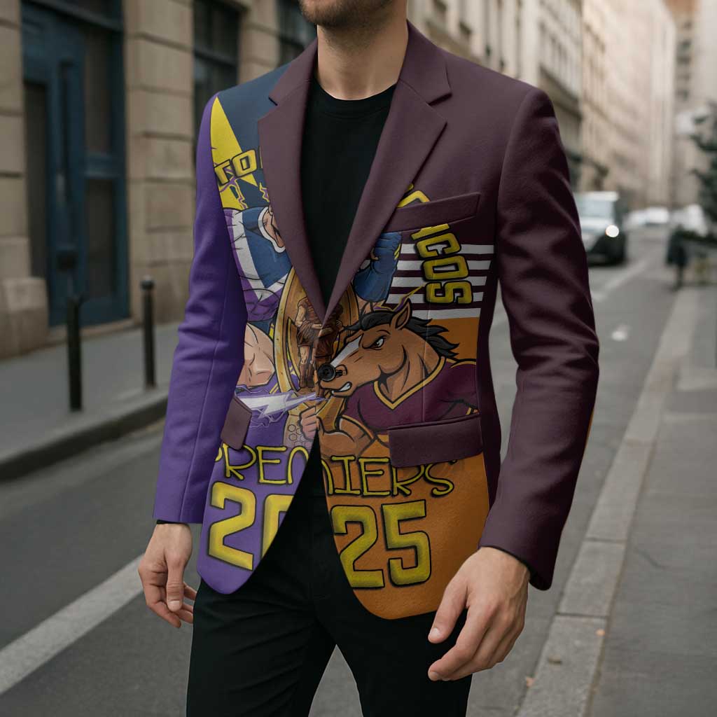 Personalised Rugby Storm vs Broncos Blazer Clash for the Crown - Aussie Hoodie