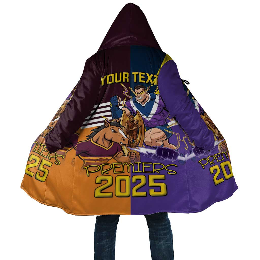 Personalised Rugby Storm vs Broncos Cloak Clash for the Crown - Aussie Hoodie