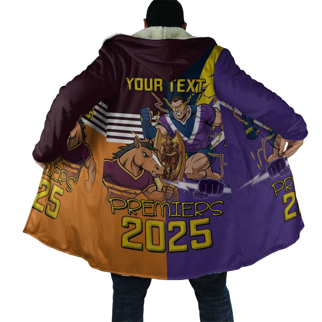 Personalised Rugby Storm vs Broncos Cloak Clash for the Crown - Aussie Hoodie