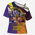 Personalised Rugby Storm vs Broncos Cross Shoulder Shirt Clash for the Crown - Aussie Hoodie