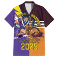 Personalised Rugby Storm vs Broncos Hawaiian Shirt Clash for the Crown - Aussie Hoodie