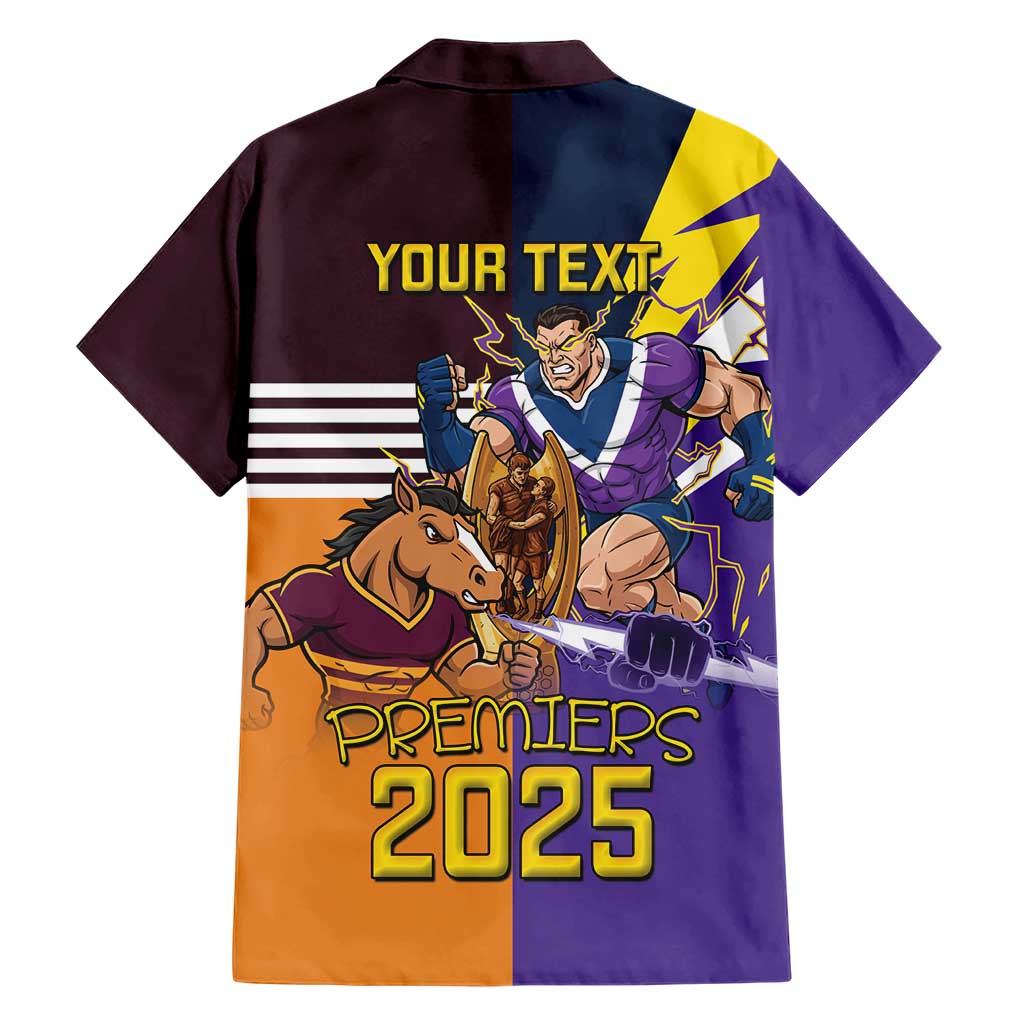 Personalised Rugby Storm vs Broncos Hawaiian Shirt Clash for the Crown - Aussie Hoodie