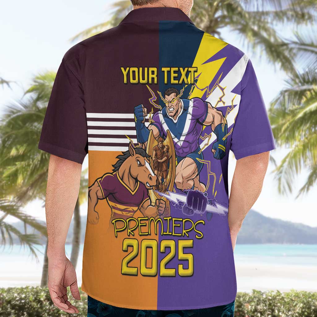 Personalised Rugby Storm vs Broncos Hawaiian Shirt Clash for the Crown - Aussie Hoodie