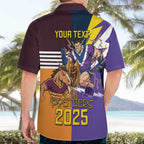 Personalised Rugby Storm vs Broncos Hawaiian Shirt Clash for the Crown - Aussie Hoodie