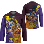 Personalised Rugby Storm vs Broncos Hockey Jersey Clash for the Crown - Aussie Hoodie