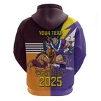 Personalised Rugby Storm vs Broncos Hoodie Clash for the Crown - Aussie Hoodie