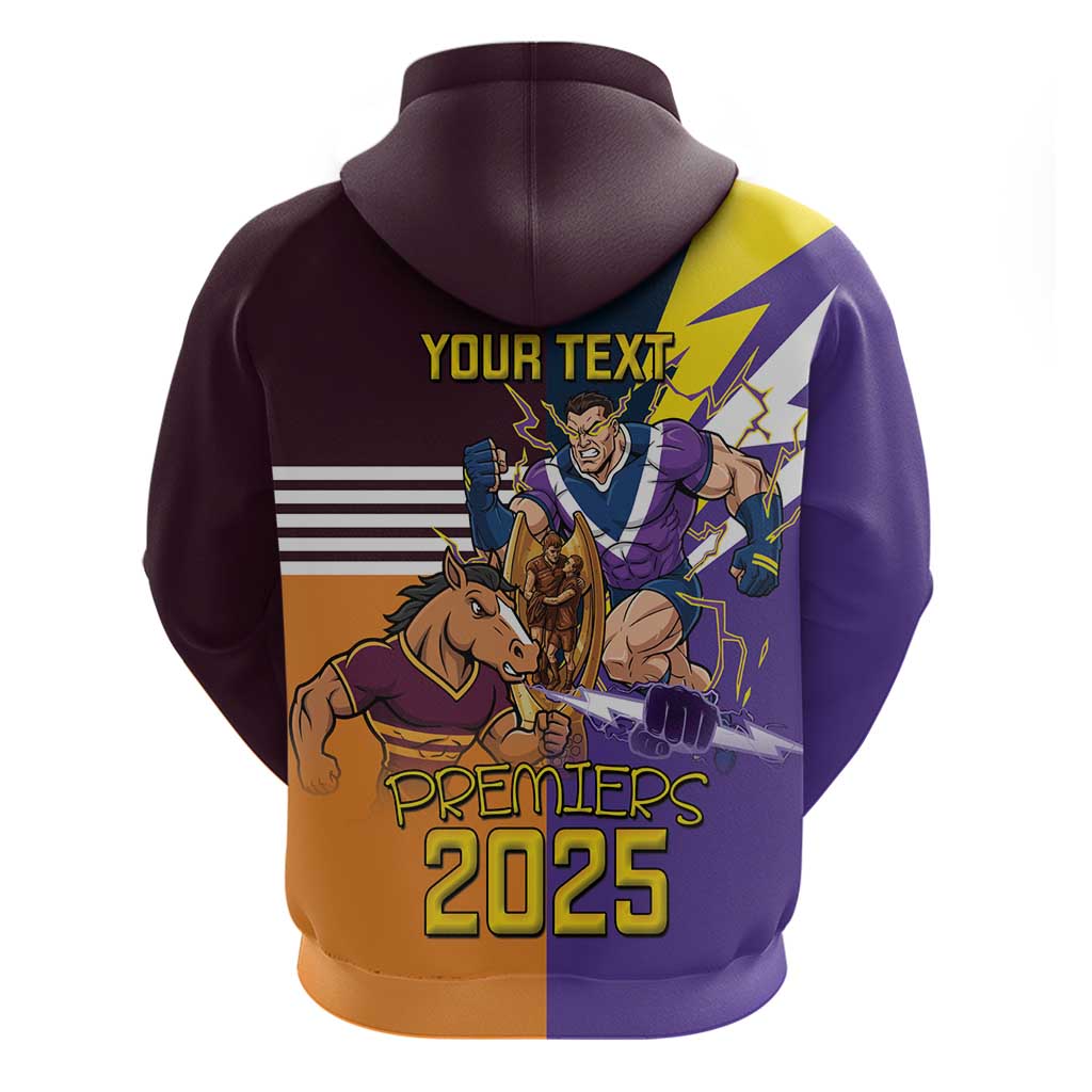 Personalised Rugby Storm vs Broncos Hoodie Clash for the Crown - Aussie Hoodie