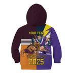 Personalised Rugby Storm vs Broncos Kid Hoodie Clash for the Crown - Aussie Hoodie