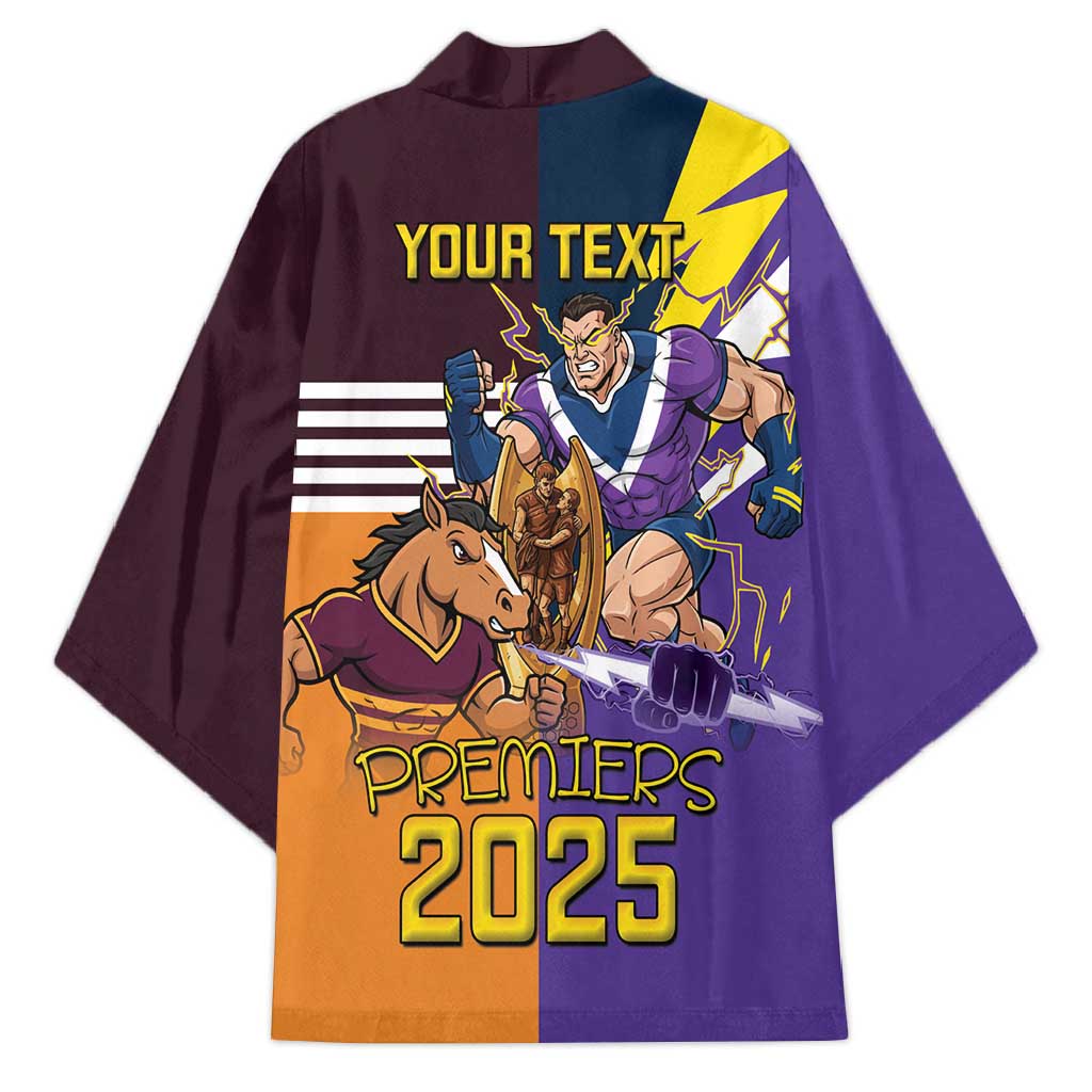 Personalised Rugby Storm vs Broncos Kimono Clash for the Crown - Aussie Hoodie