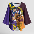 Personalised Rugby Storm vs Broncos Kimono Sleeve Blouse Clash for the Crown - Aussie Hoodie