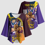 Personalised Rugby Storm vs Broncos Kimono Sleeve Blouse Clash for the Crown - Aussie Hoodie