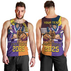 Personalised Rugby Storm vs Broncos Men Tank Top Clash for the Crown - Aussie Hoodie