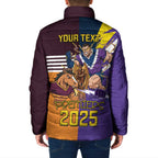 Personalised Rugby Storm vs Broncos Padded Jacket Clash for the Crown - Aussie Hoodie