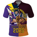 Personalised Rugby Storm vs Broncos Polo Shirt Clash for the Crown - Aussie Hoodie