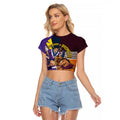 Personalised Rugby Storm vs Broncos Raglan Cropped T Shirt Clash for the Crown - Aussie Hoodie