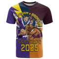 Personalised Rugby Storm vs Broncos T Shirt Clash for the Crown - Aussie Hoodie