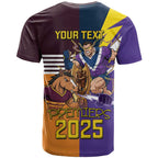 Personalised Rugby Storm vs Broncos T Shirt Clash for the Crown - Aussie Hoodie