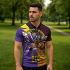 Personalised Rugby Storm vs Broncos Zipper Polo Shirt Clash for the Crown - Aussie Hoodie