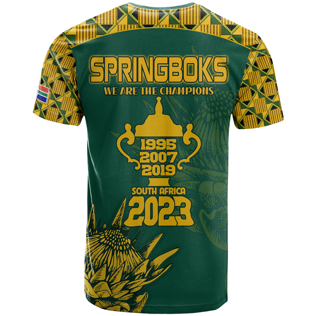 South Africa Rugby T Shirt Springboks Proud The Champions LT9