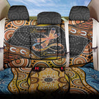 Aboriginal Dragonfly Back Car Seat Cover As Long As I Breathe You'll Be Remembered