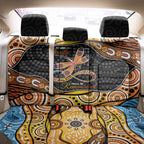 Aboriginal Dragonfly Back Car Seat Cover As Long As I Breathe You'll Be Remembered