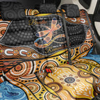 Aboriginal Dragonfly Back Car Seat Cover As Long As I Breathe You'll Be Remembered