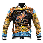 Aboriginal Dragonfly Baseball Jacket As Long As I Breathe You'll Be Remembered