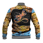 Aboriginal Dragonfly Baseball Jacket As Long As I Breathe You'll Be Remembered