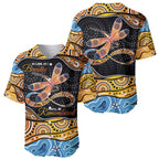 Aboriginal Dragonfly Baseball Jersey As Long As I Breathe You'll Be Remembered