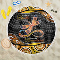 Aboriginal Dragonfly Beach Blanket As Long As I Breathe You'll Be Remembered