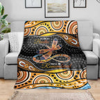 Aboriginal Dragonfly Blanket As Long As I Breathe You'll Be Remembered