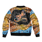 Aboriginal Dragonfly Bomber Jacket As Long As I Breathe You'll Be Remembered