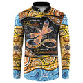 Aboriginal Dragonfly Button Sweatshirt As Long As I Breathe You'll Be Remembered