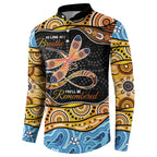 Aboriginal Dragonfly Button Sweatshirt As Long As I Breathe You'll Be Remembered