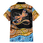 Aboriginal Dragonfly Family Matching Mermaid Dress and Hawaiian Shirt As Long As I Breathe You'll Be Remembered