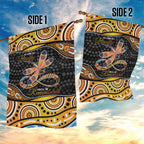 Aboriginal Dragonfly Garden Flag As Long As I Breathe You'll Be Remembered