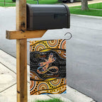 Aboriginal Dragonfly Garden Flag As Long As I Breathe You'll Be Remembered