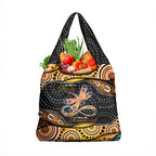 Aboriginal Dragonfly Grocery Bag As Long As I Breathe You'll Be Remembered