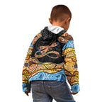 Aboriginal Dragonfly Kid Hoodie As Long As I Breathe You'll Be Remembered