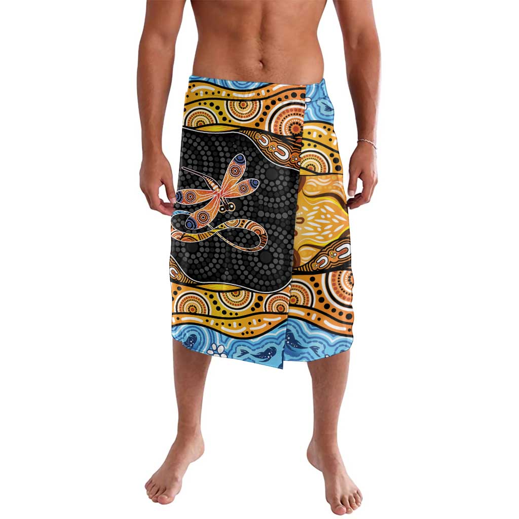 Aboriginal Dragonfly Lavalava As Long As I Breathe You'll Be Remembered
