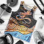 Aboriginal Dragonfly Men Tank Top As Long As I Breathe You'll Be Remembered