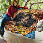 Aboriginal Dragonfly Quilt As Long As I Breathe You'll Be Remembered