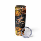 Aboriginal Dragonfly Skinny Tumbler As Long As I Breathe You'll Be Remembered