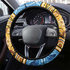Aboriginal Dragonfly Steering Wheel Cover As Long As I Breathe You'll Be Remembered