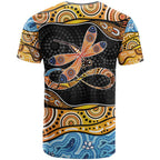 Aboriginal Dragonfly T Shirt As Long As I Breathe You'll Be Remembered