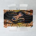 Aboriginal Dragonfly Tablecloth As Long As I Breathe You'll Be Remembered