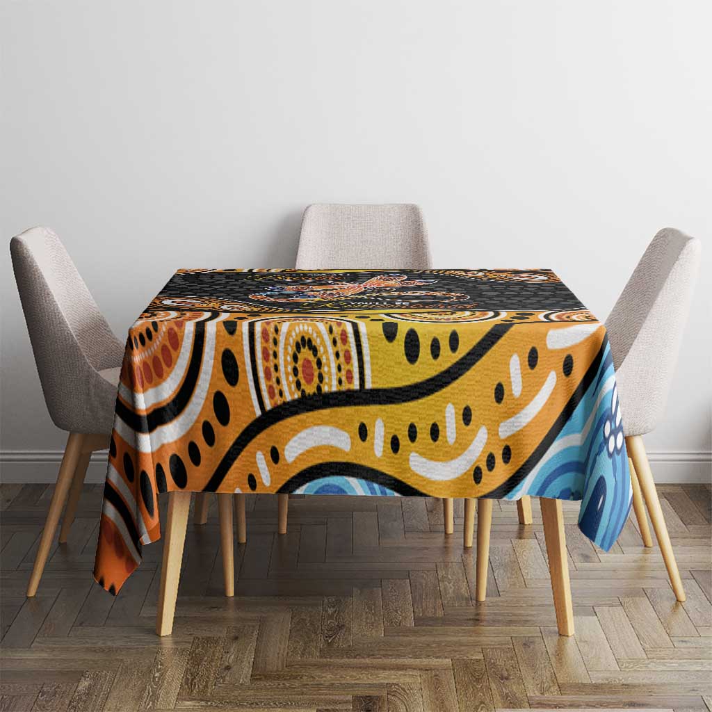 Aboriginal Dragonfly Tablecloth As Long As I Breathe You'll Be Remembered