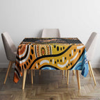 Aboriginal Dragonfly Tablecloth As Long As I Breathe You'll Be Remembered
