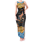 Aboriginal Dragonfly Tank Maxi Dress As Long As I Breathe You'll Be Remembered